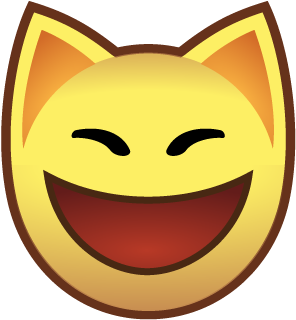 National Geographic Smiley Magnificent - Animal Jam Laughing Emote (579x561), Png Download