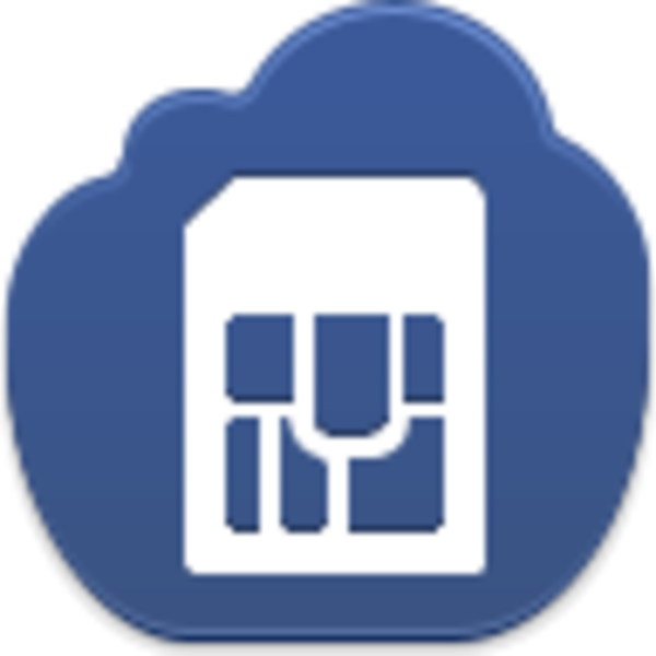 Sim Card Icon - Facebook (600x600), Png Download