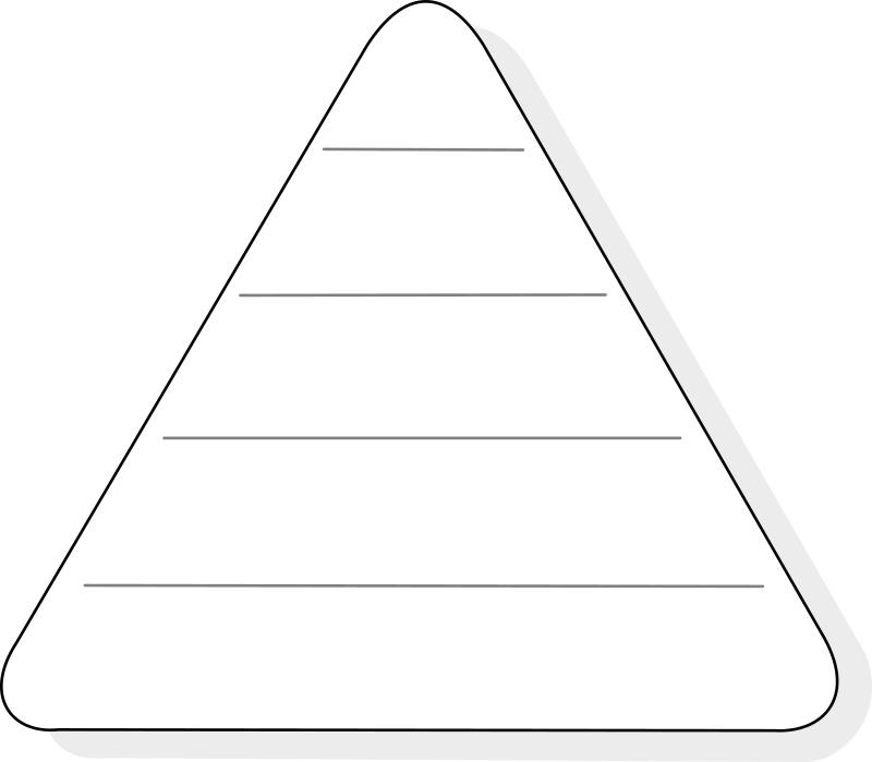 Pyramide / Pyramid - Triangle (800x699), Png Download