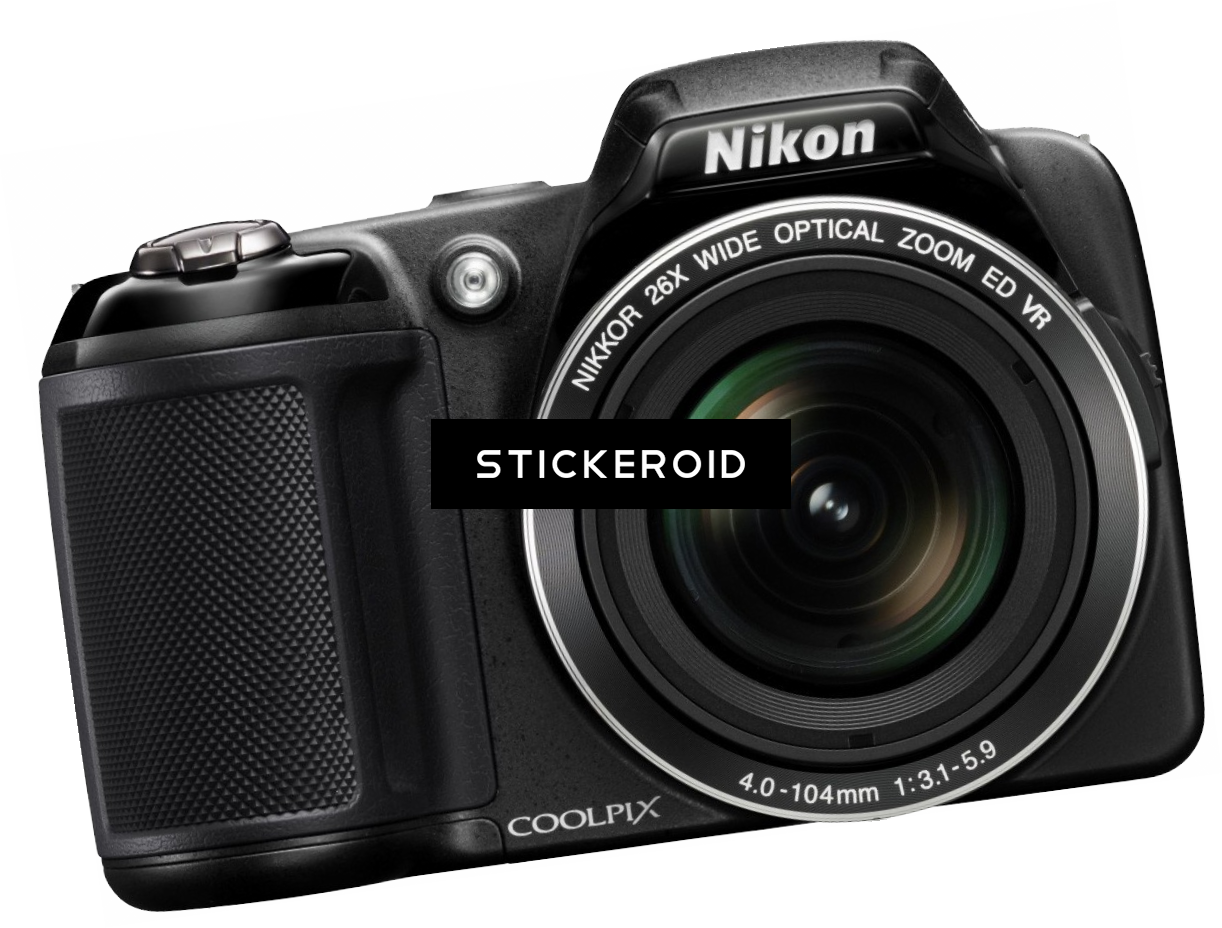 Security Camera Icon - Nikon D5300 18 55 Mm (1222x928), Png Download