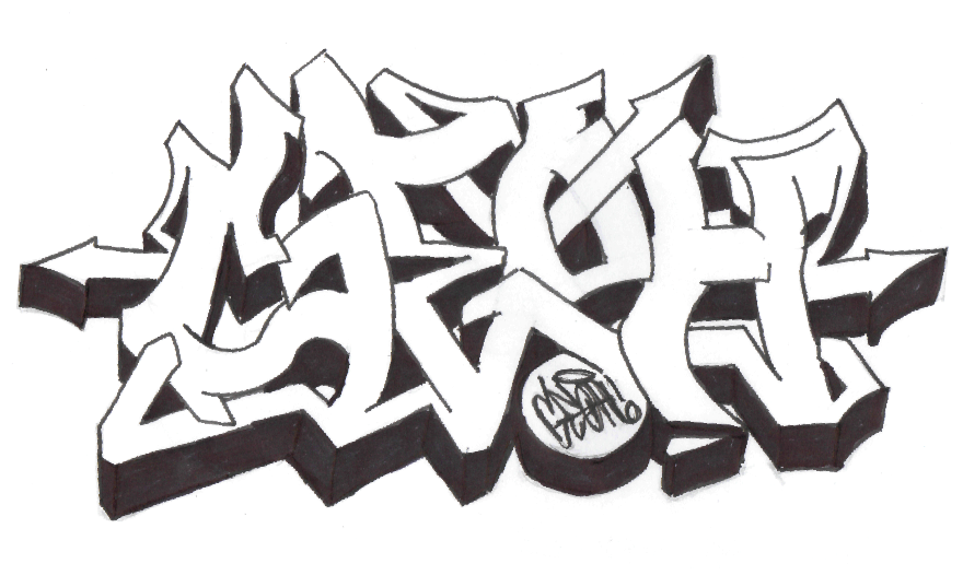 Okay I Have More In Progress But I Need The Freekin - Graffiti (880x537), Png Download