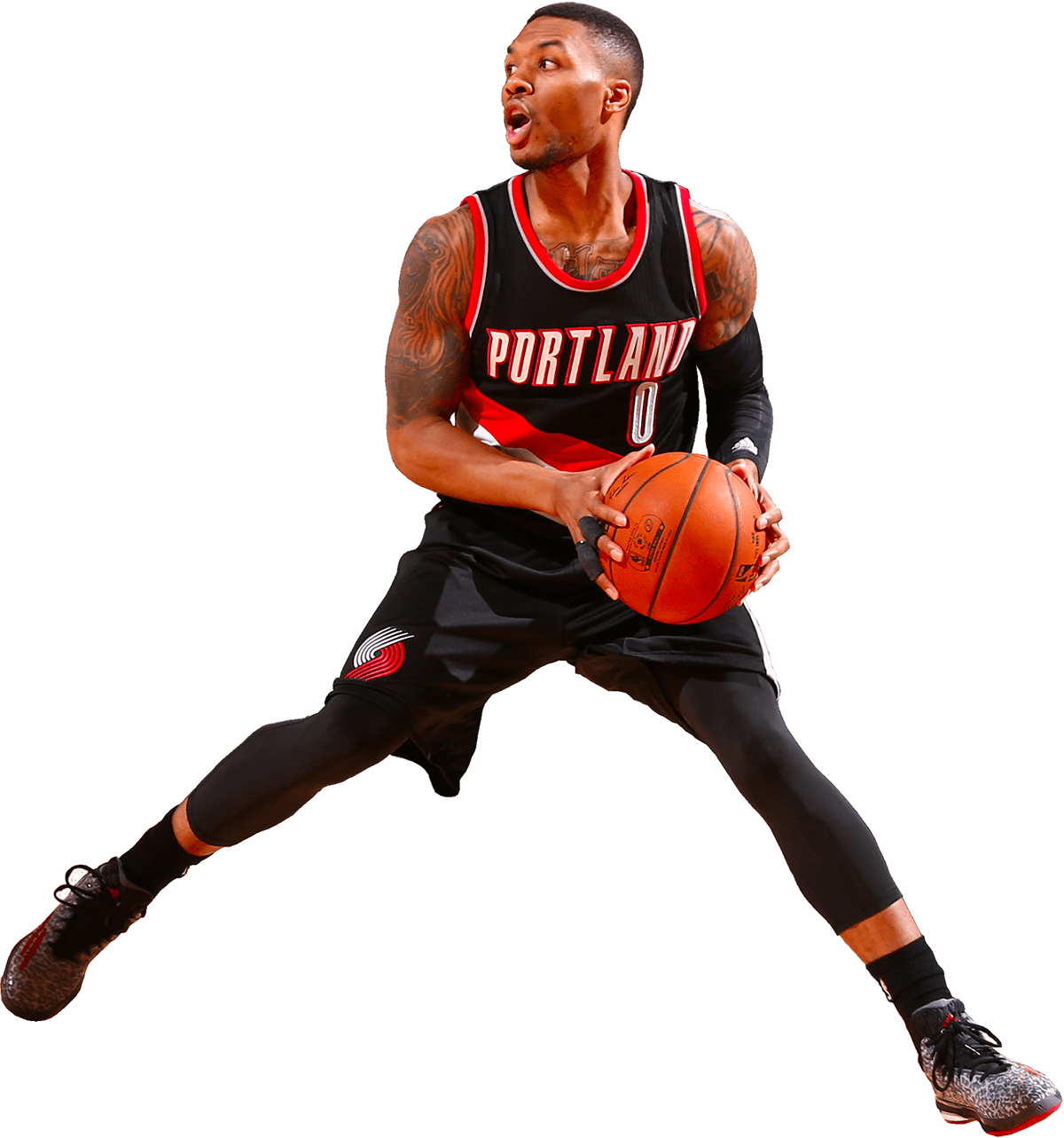 Damian Lillard Portland - Damian Lillard Png (1200x1283), Png Download