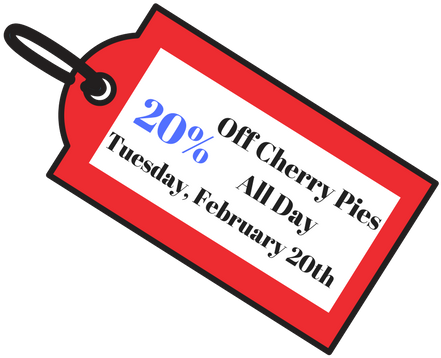 It Seems Only Right That We Celebrate The Cherry Pie - Label (940x788), Png Download