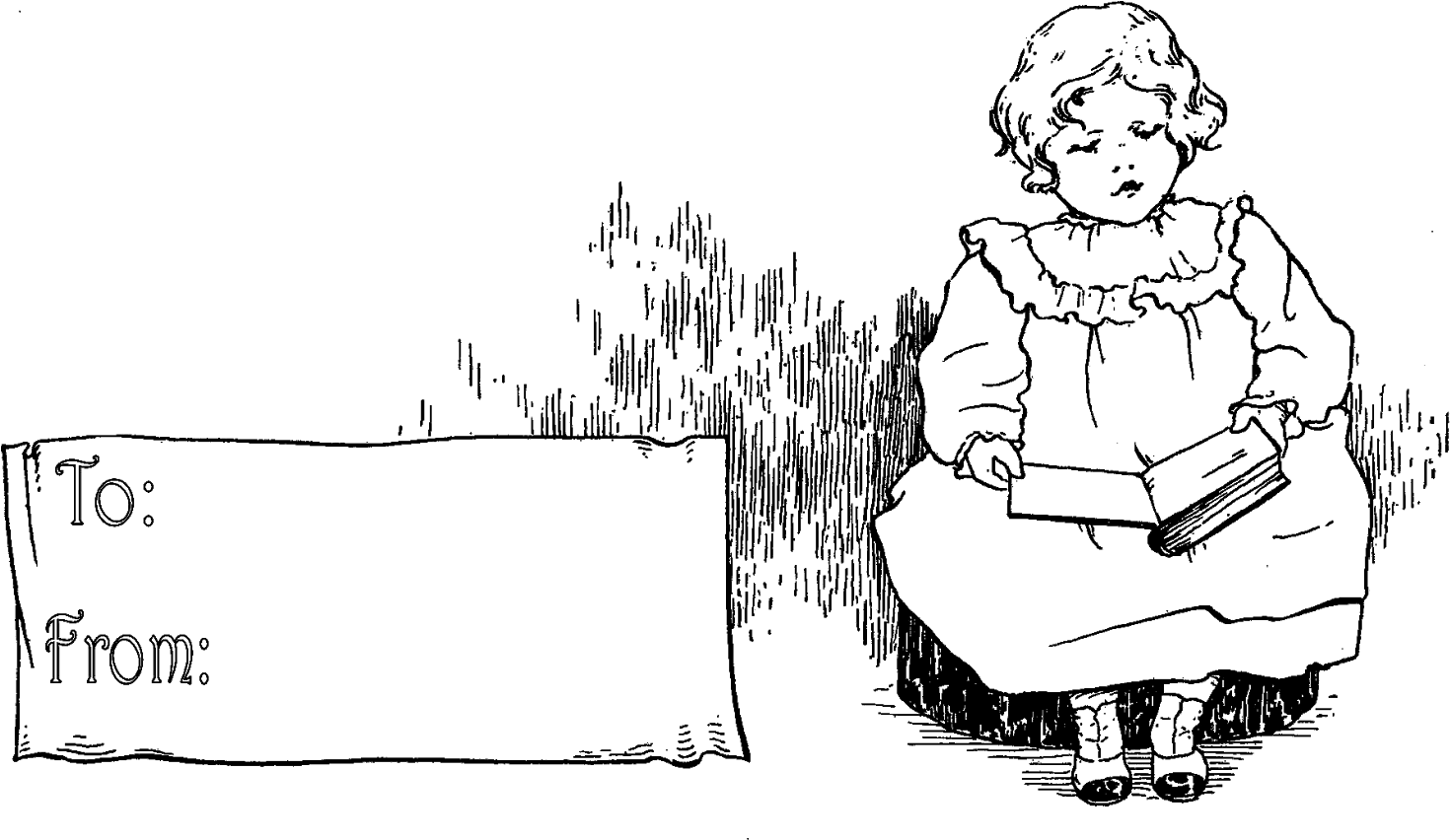 Printable Gift Tag - Gift (1600x941), Png Download