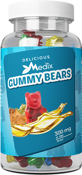 Medix Gummy Bears - Medix Cbd Gummies (600x600), Png Download
