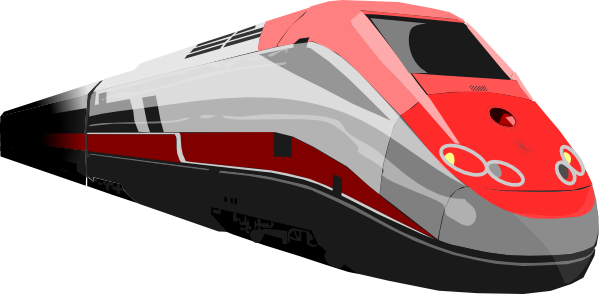 Railway Clip Art At Clker - Rail Clipart Png (600x294), Png Download