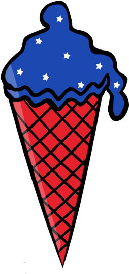 Presidents Day Clip Art - Ice Cream (600x630), Png Download