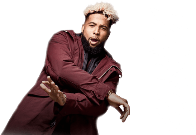 Odell Beckham Jr's New Logo Gets Trashed - Drawing (768x432), Png Download