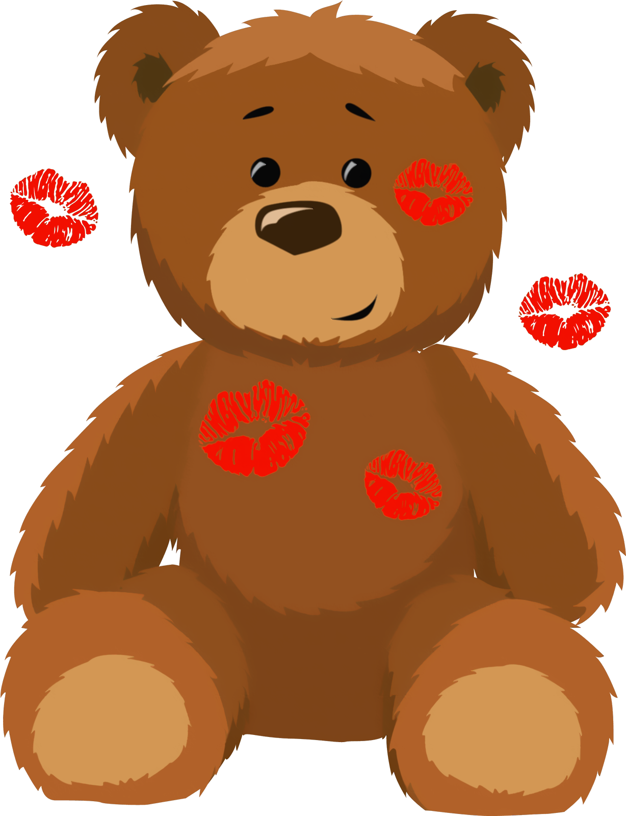 Valentines Bear Clip Art (1265x1628), Png Download