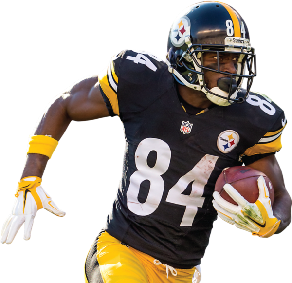 Top Images For Odell Beckham Jr - Fathead Nfl Antonio Brown 2016 Realbig (600x600), Png Download