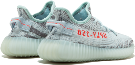 Adidas Yeezy Boost 350 V2 Blue Tint Blutin/grethr/hirere - Blue Tints (560x336), Png Download
