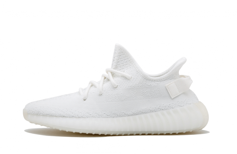 Newst Originals Adidas Yeezy Boost 350 V2 “triple White” - Yeezy Adidas Triple White Fake (800x750), Png Download