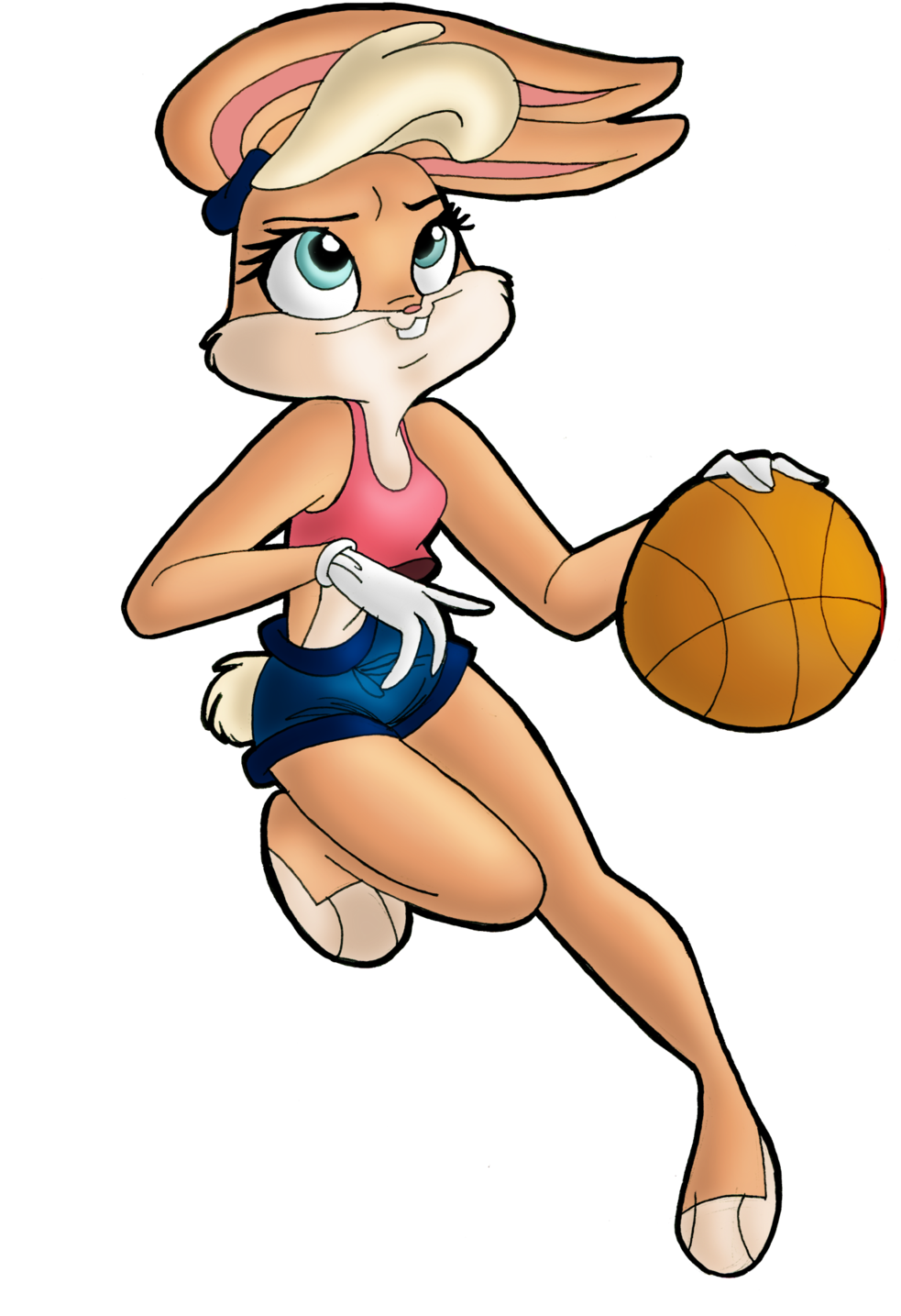 Pin By Murat Uzun On Bugs Bunny - Lola Bunny Baloncesto (1024x1446), Png Download