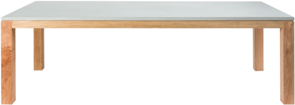 Chunky Concrete Dining Table - Table (600x600), Png Download