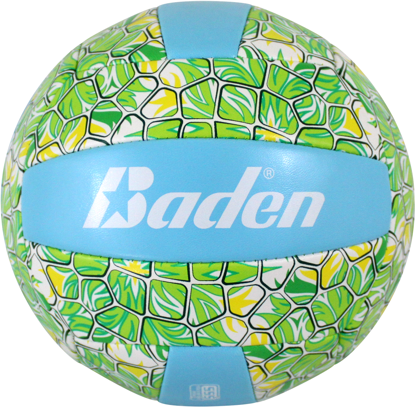 Hawaiian Flower Volleyball - Baden Vcor Microfiber Court Volleyball, White (1500x1500), Png Download