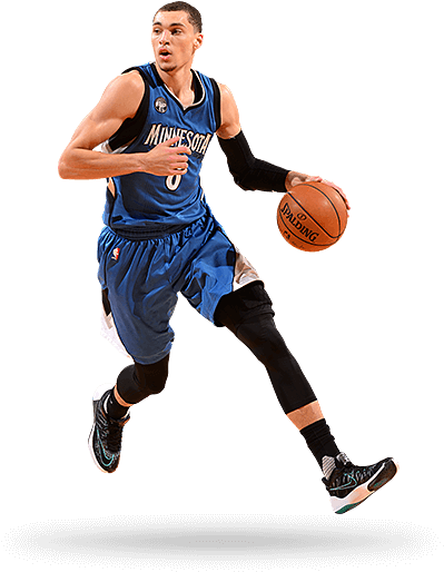203897 - Zach Lavine Dunk Transparent (440x700), Png Download