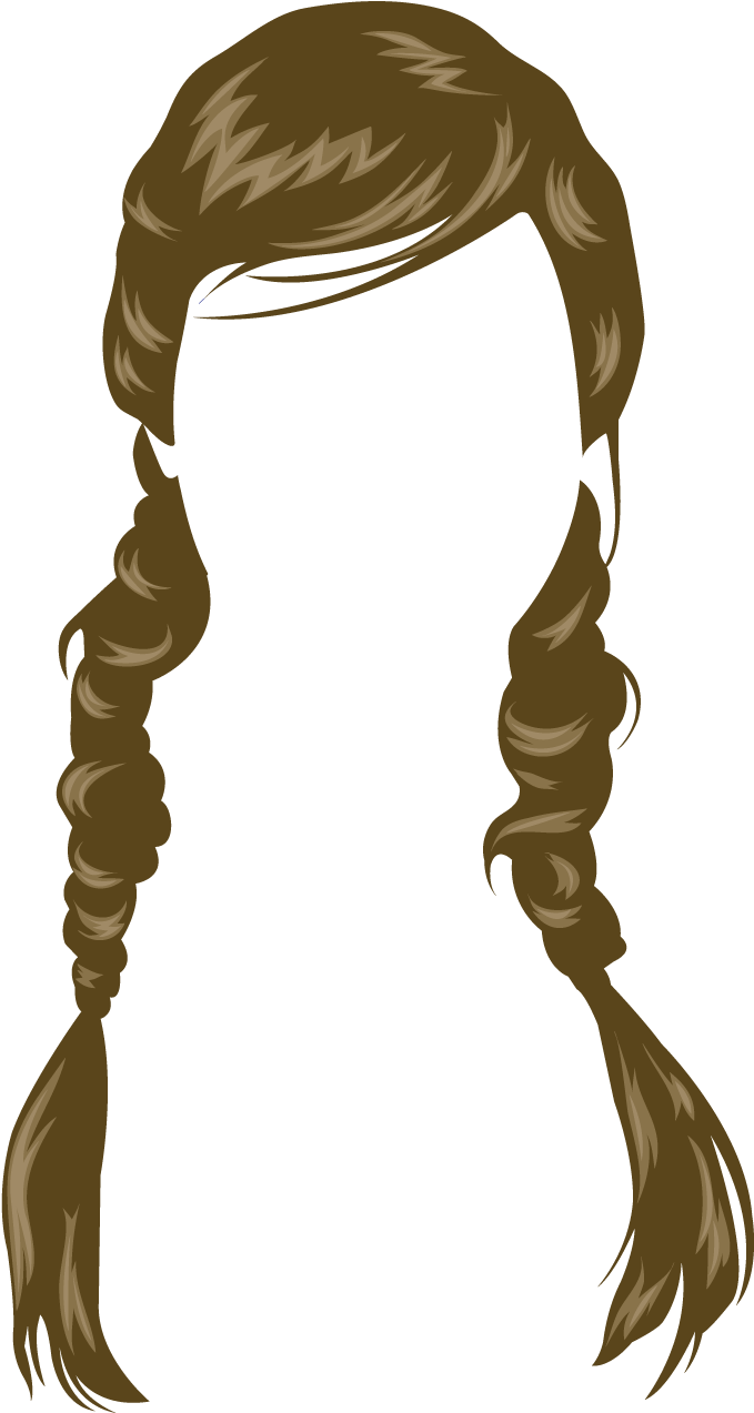 Hairdresser Vector Girl Hair - Hairstyle Template (1500x1500), Png Download
