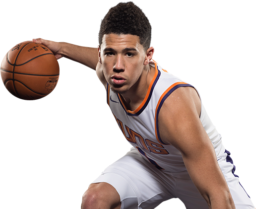 Phoenix Suns - Basketball Player With Ball (736x420), Png Download