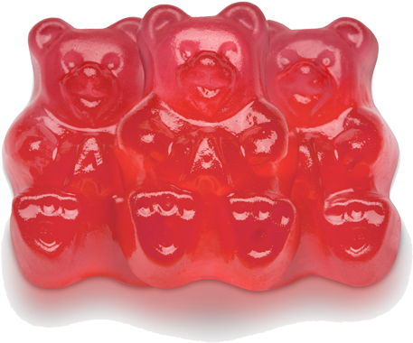 Strawberry Gummi Bears - Gummy Bear (500x500), Png Download