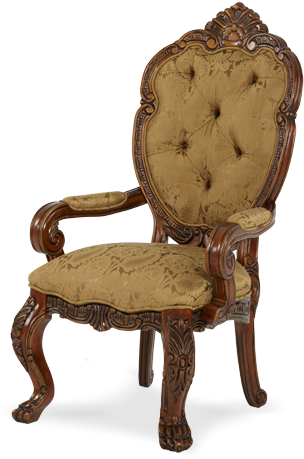 Chateau Beauvais Arm Chair - Aico Chateau Beauvais Arm Chair - Set Of 2 (600x510), Png Download