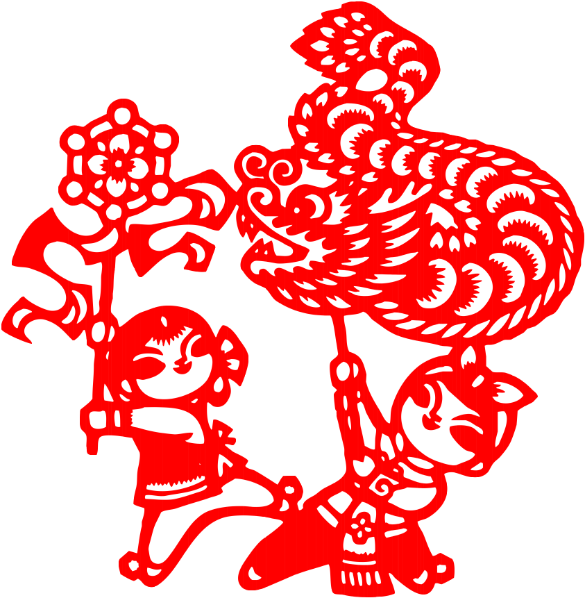 ลาย ตัด กระดาษ จีน (1024x1024), Png Download