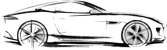 For Professional Auto Body Repair That Restores Your - Aston Martin Vanquish Sketch (600x274), Png Download