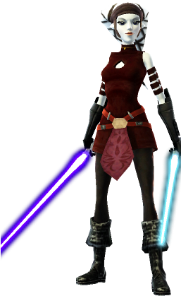 White Twi Lek Jedi (256x470), Png Download