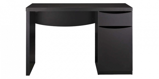 Contemporary Study Cum Computer Table With Closed Storage - Computertable Png (540x270), Png Download