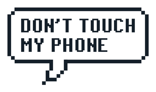 Afbeeldingsresultaat Voor Don't Touch My Phone Dont - Don T Touch My Phone Text (528x528), Png Download