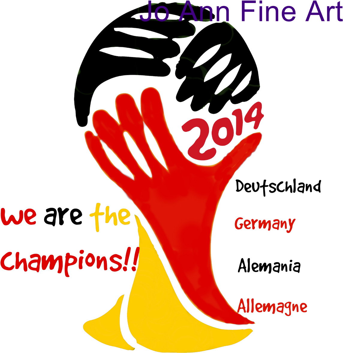 Logo Colores Alemania Texto Campeones Chi - 2014 Fifa World Cup (1200x1200), Png Download