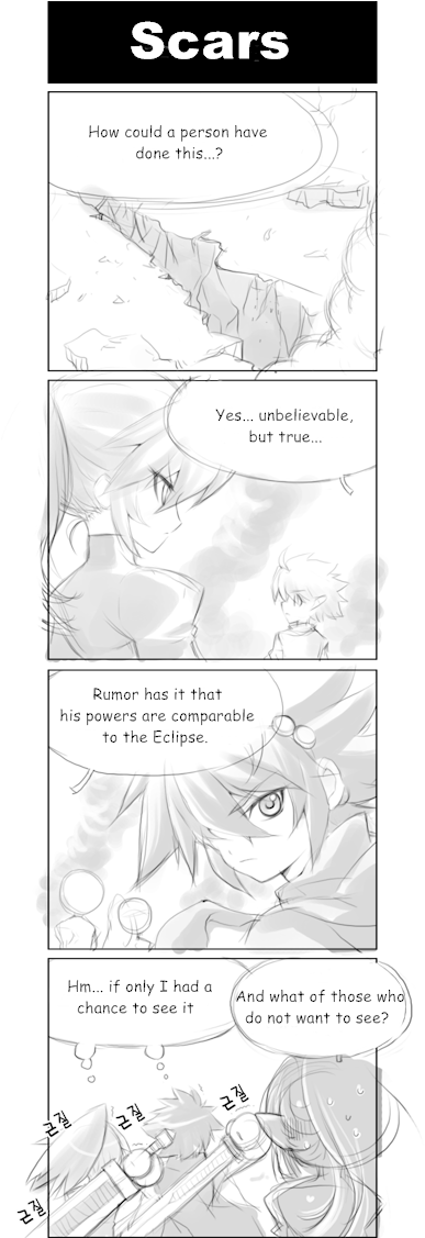 Scars - Cartoon (500x1126), Png Download