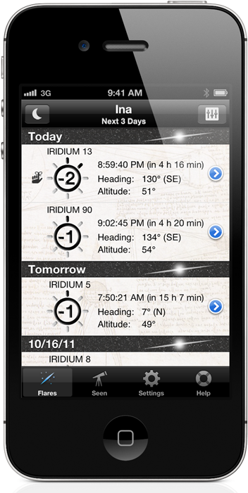 List Of Flares - Iphone 4 (408x714), Png Download