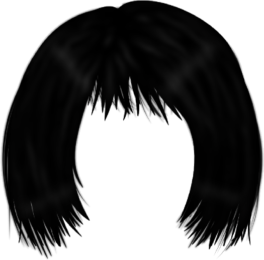 Format Html, Png Format, Girly, Wigs, Graphics, Random, - Girls Hair Png Cartoon (535x527), Png Download