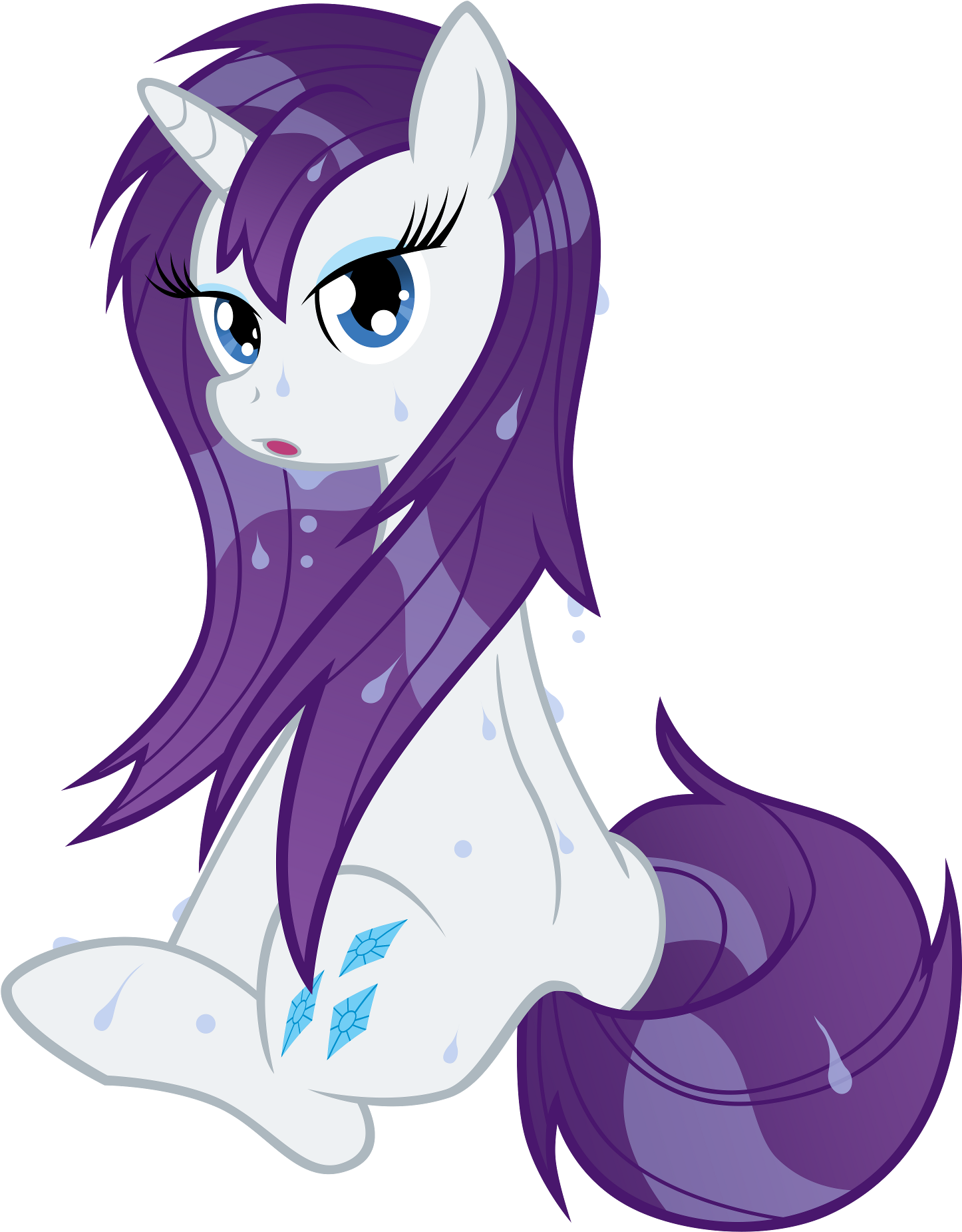 1462x1875, Rarity Wet Hair ) - Reality My Little Pony (1462x1875), Png Download