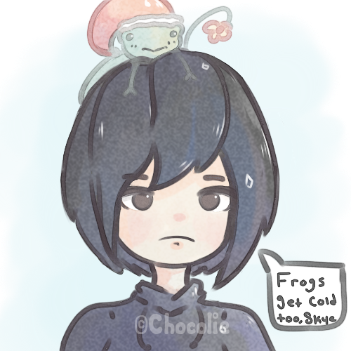 “trying Some Watercolor Paints Brushes - Cartoon (500x500), Png Download