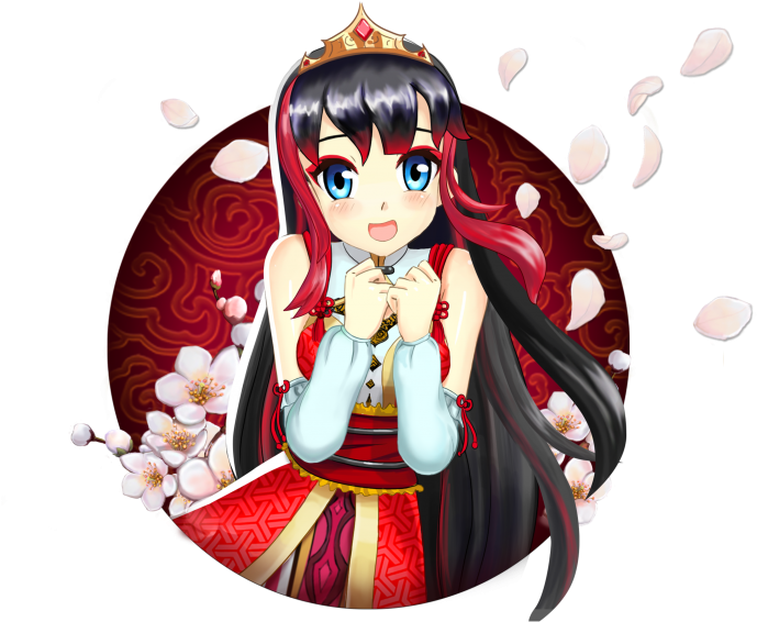 10 Character Princess Compiled Koip Thumbnail - Koi Princess (1024x725), Png Download