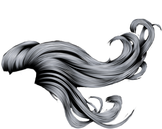 Windswept Hair Black By Hellonlegs On Deviantart - Hair Drawing Png (900x558), Png Download