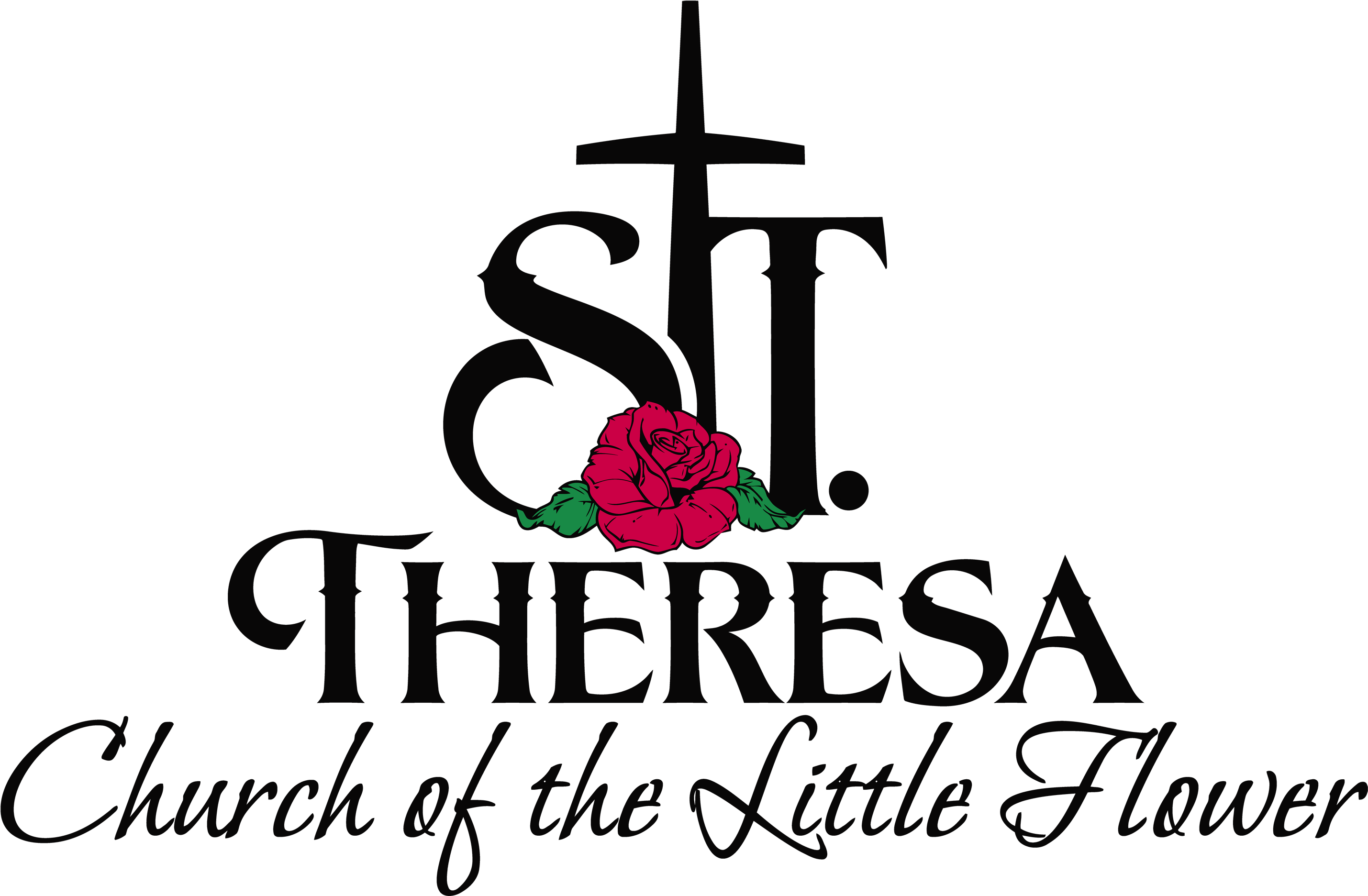 St Theresa Church Logo (3000x1965), Png Download