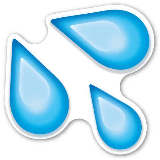 27 Images About Edit On We Heart It - Water Emoji Sticker Png (480x477), Png Download