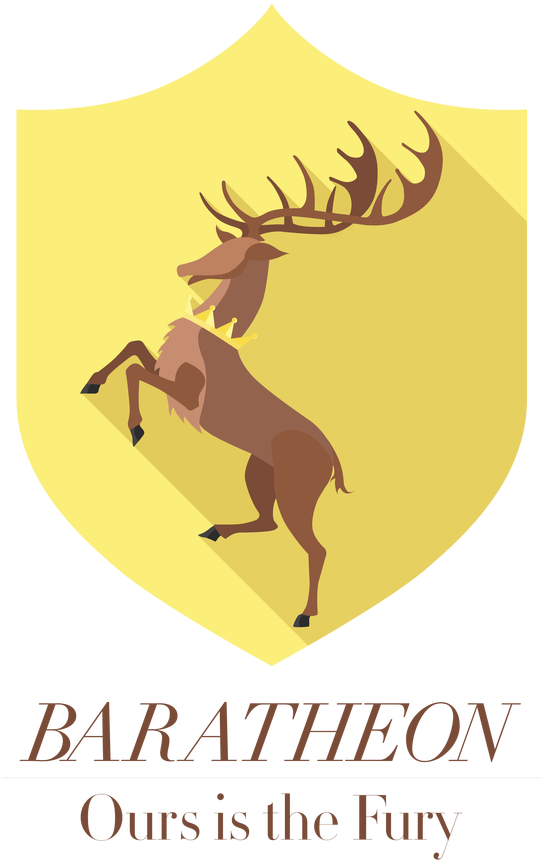 Thursday, December 1, 2016 - House Baratheon Stencil (700x973), Png Download