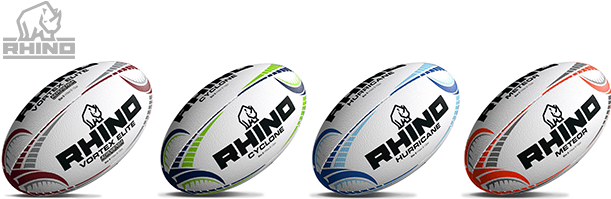 Rhino General Collection - Rhino Meteor Match Rugby Ball (610x278), Png Download
