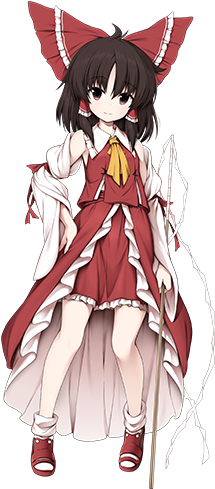 Set Out On An All-new Adventure With Reimu, Marisa, - Anime (360x490), Png Download