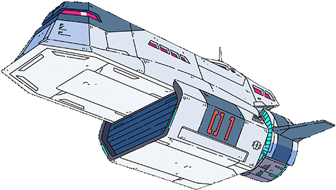 Galaxy One Low Angle - Final Space Galaxy One (500x720), Png Download