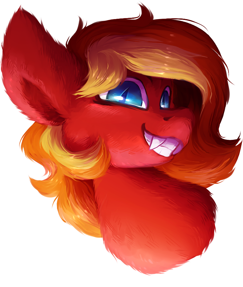 Crownedspade, Bust, Fangs, Male, Oc, Oc - Cartoon (933x1047), Png Download