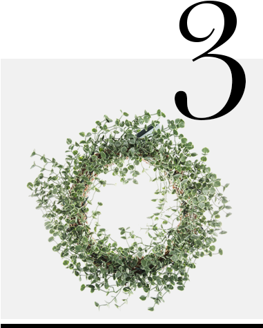 Jpg Free Stock Frosted Eucalyptus Led Gisela Graham - Gisela Graham - Frosted Eucalyptus Led Wreath (383x485), Png Download