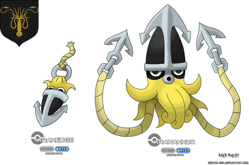 Game Of Thrones As Pokemon - Pokemon Game Of Thrones Houses (800x530), Png Download