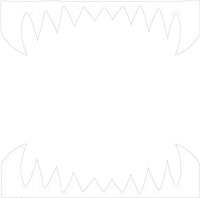Monster Teeth - Truck Grill Teeth (420x420), Png Download