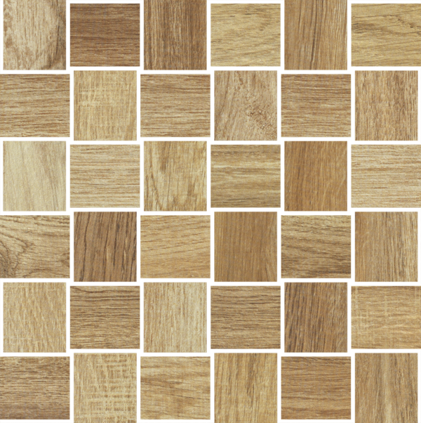 36 Piece Basketweave Mosaics - Color (600x602), Png Download