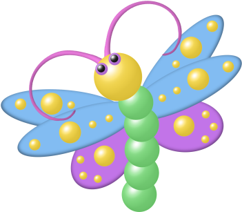 Wp Hhs Png Pinterest Dragonflies Clip Art - Gifs Animados Transparente Borboleta (360x360), Png Download