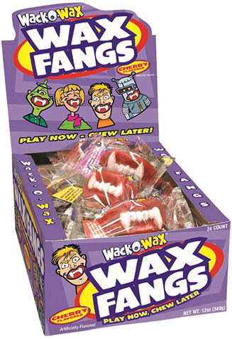Wack O Wax Wax Fangs For Fresh Candy And Great Service, - Concord Wax Fangs 24ct. (500x499), Png Download